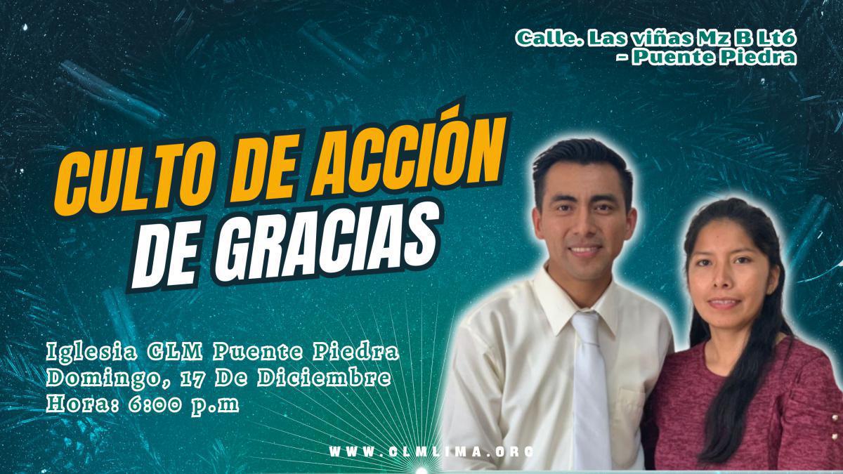 Culto de acción de gracias 