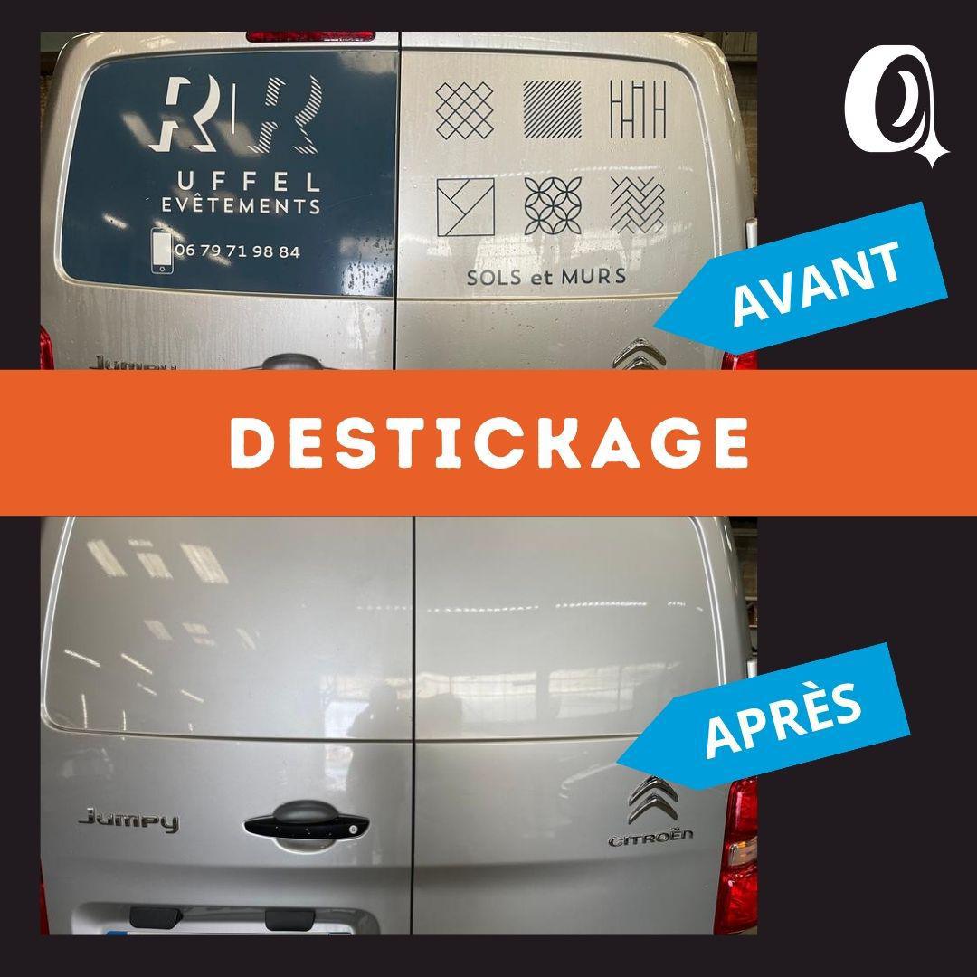 Suppression des stickers