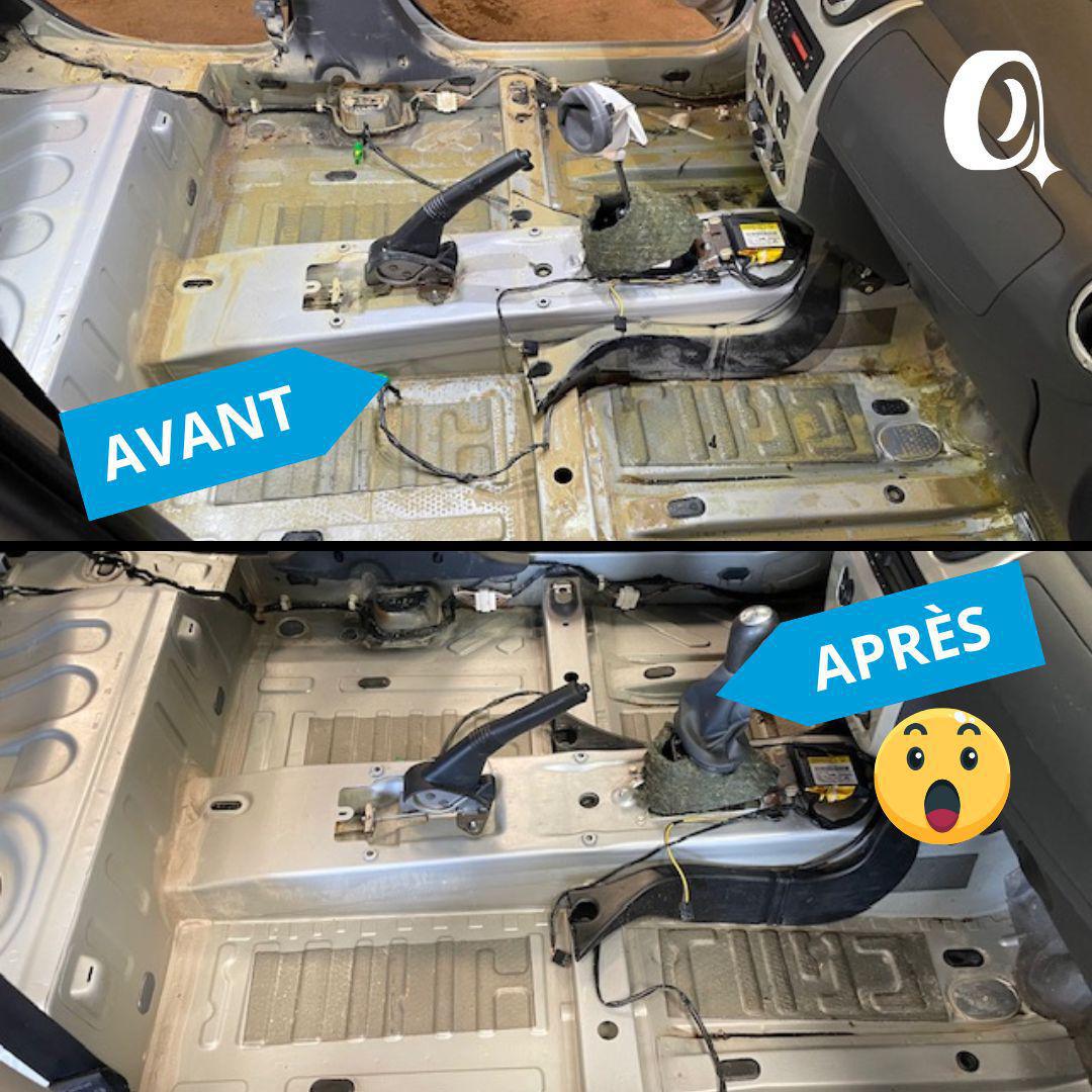 Avant/après sol sous moquettes