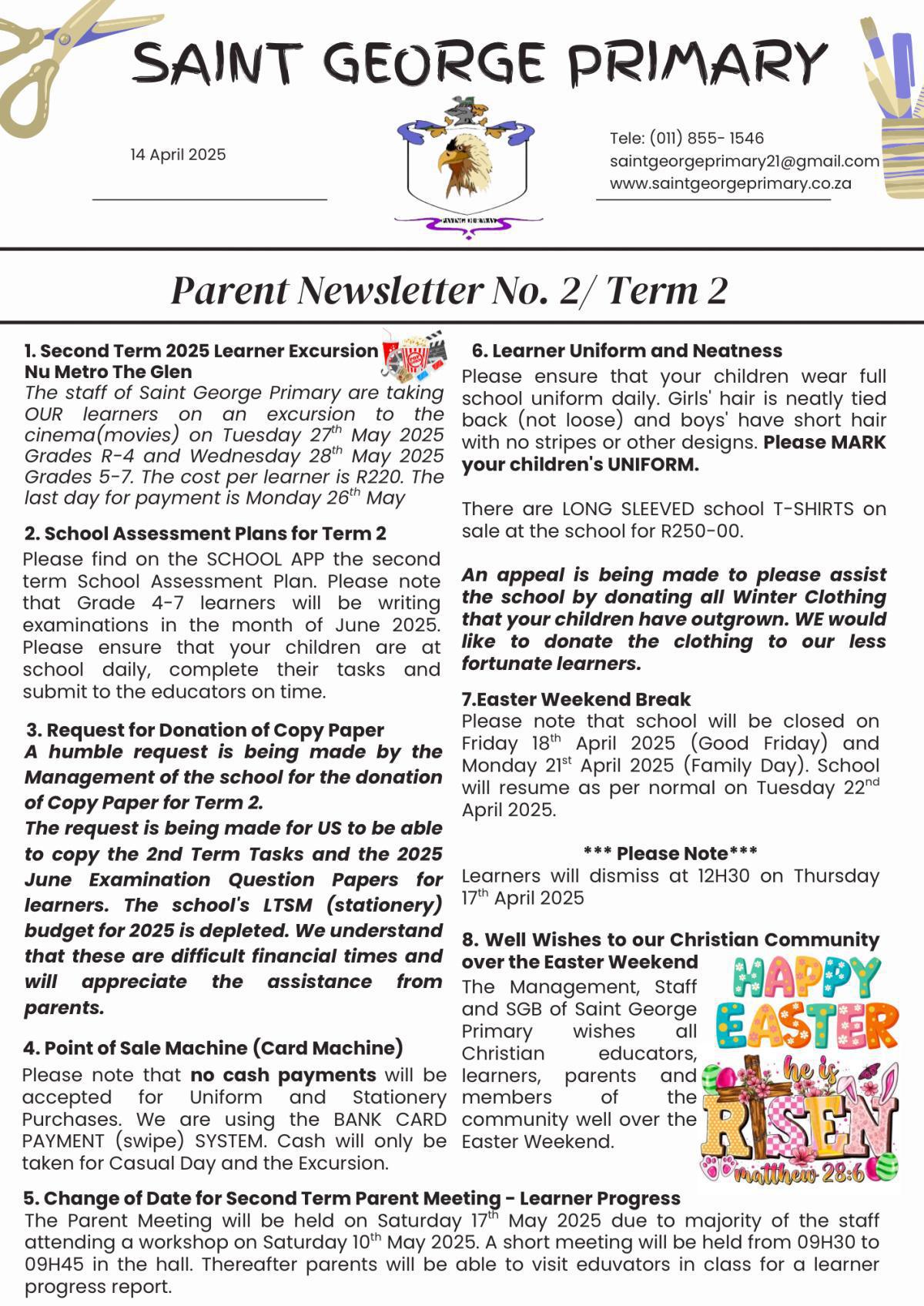 NEWSLETTER NO.2 / TERM 2