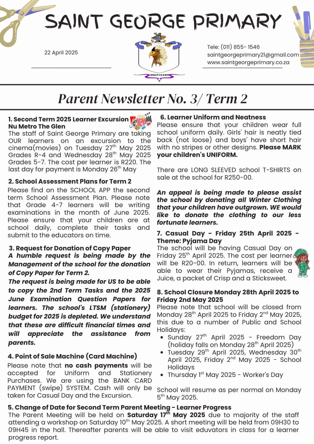 Newsletter No.3/Term 2