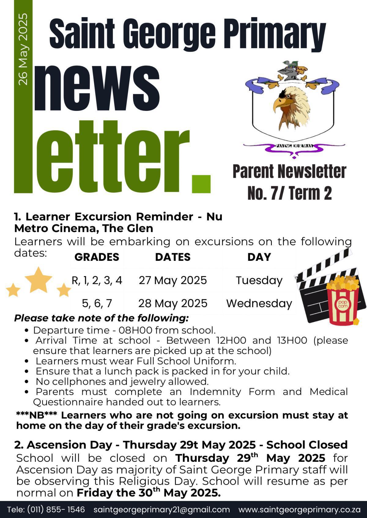 Newsletter No.7 / Term 2