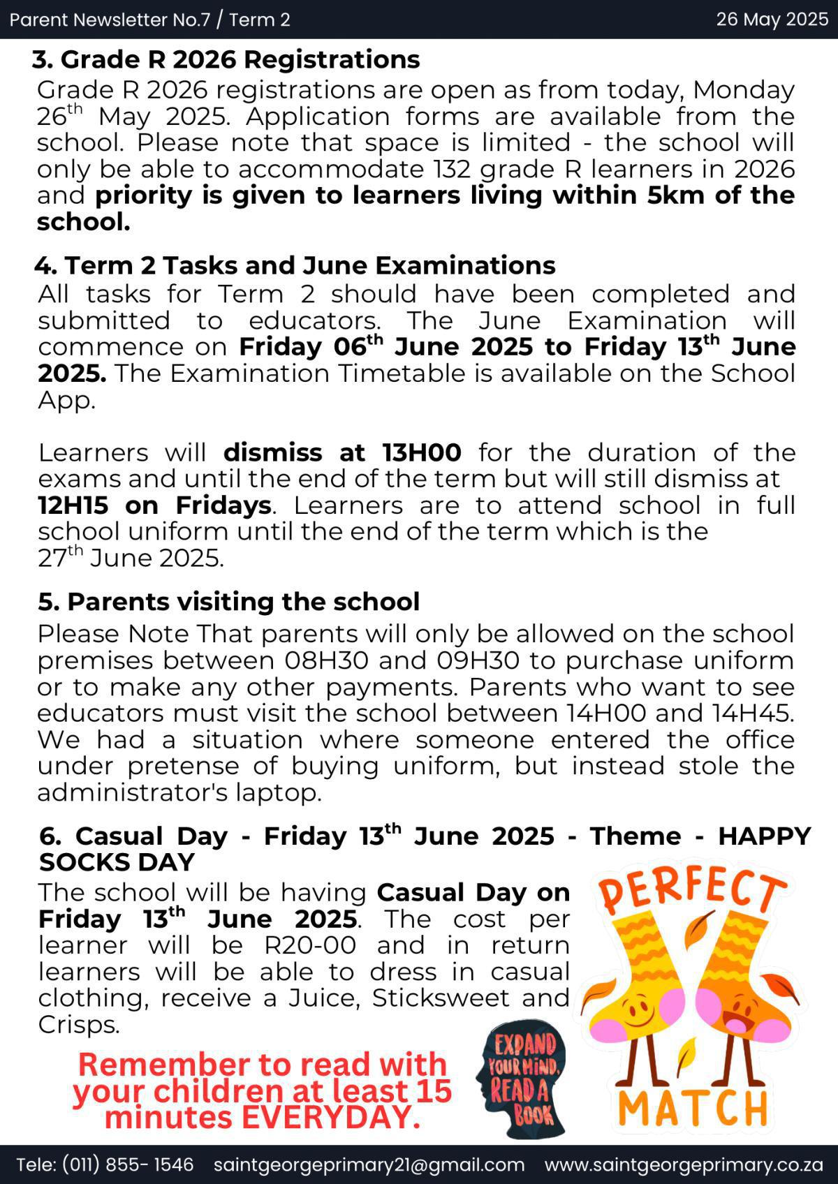 Newsletter No.7 / Term 2