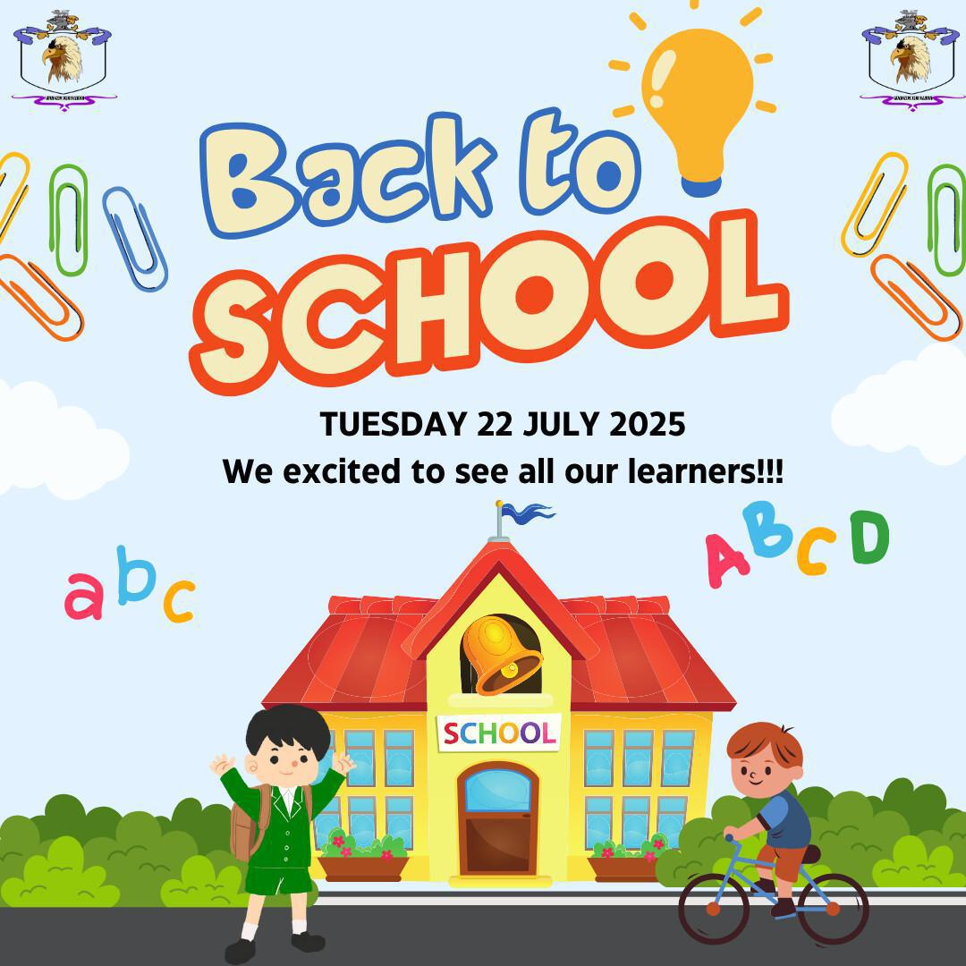 BACK TO SCHOOL TUESDAY 22 JULY 2025
