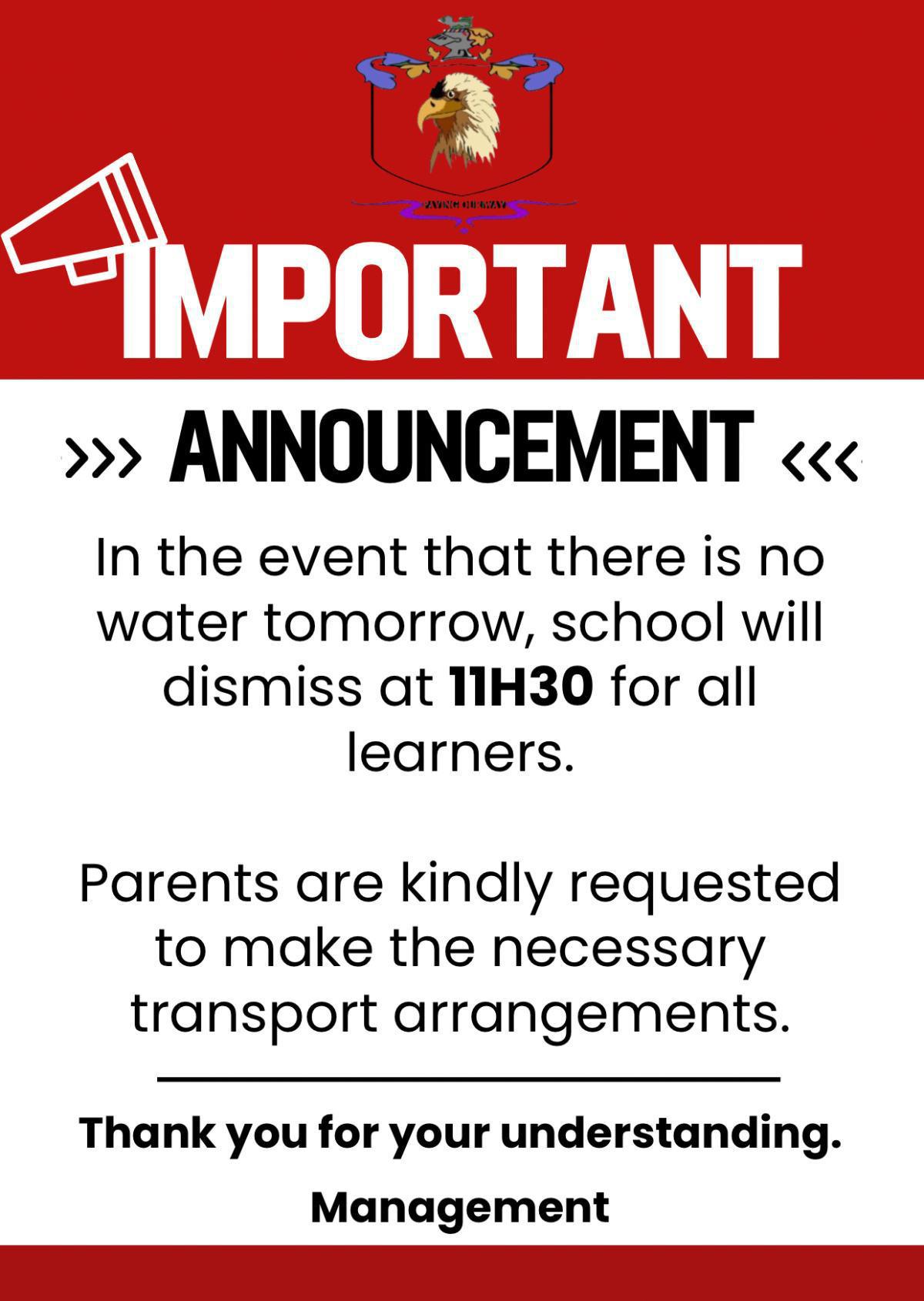 IMPORTANT ANNOUNCEMENT!!