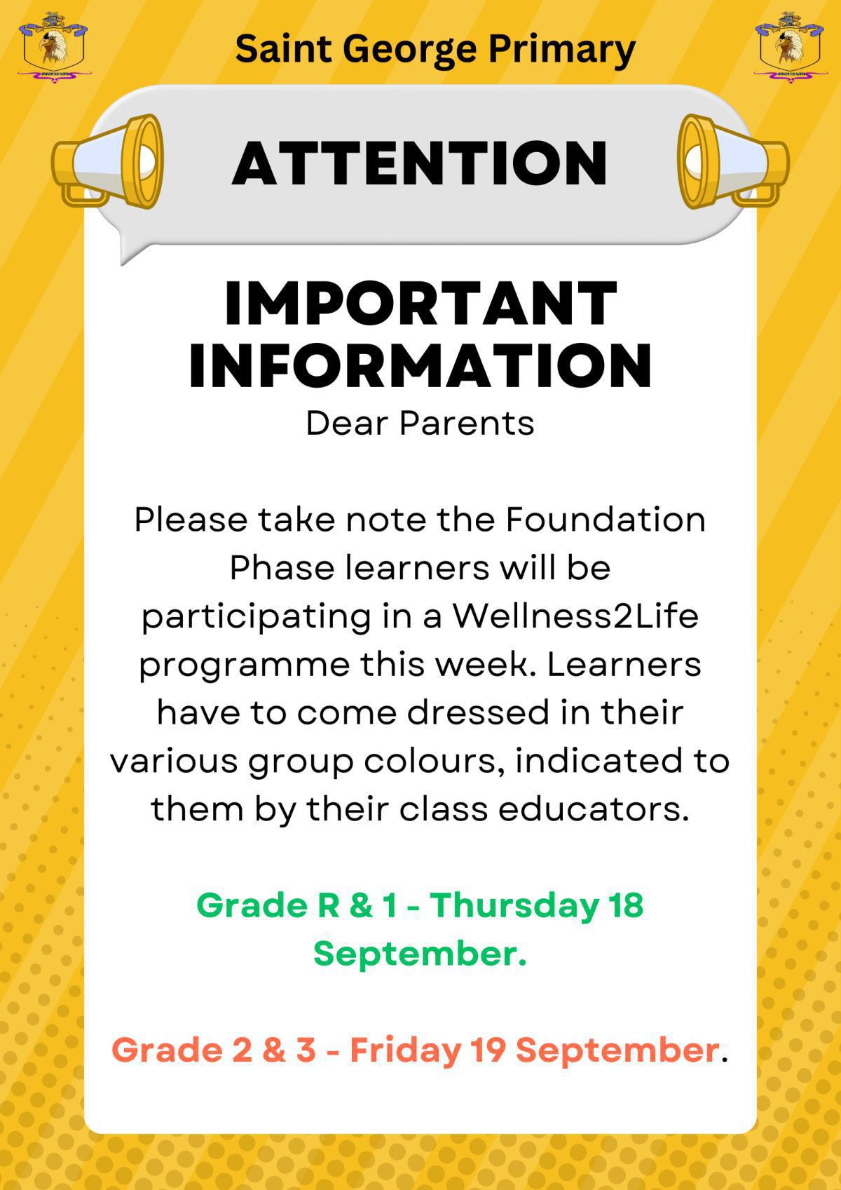 Foundation Phase Wellness2Life