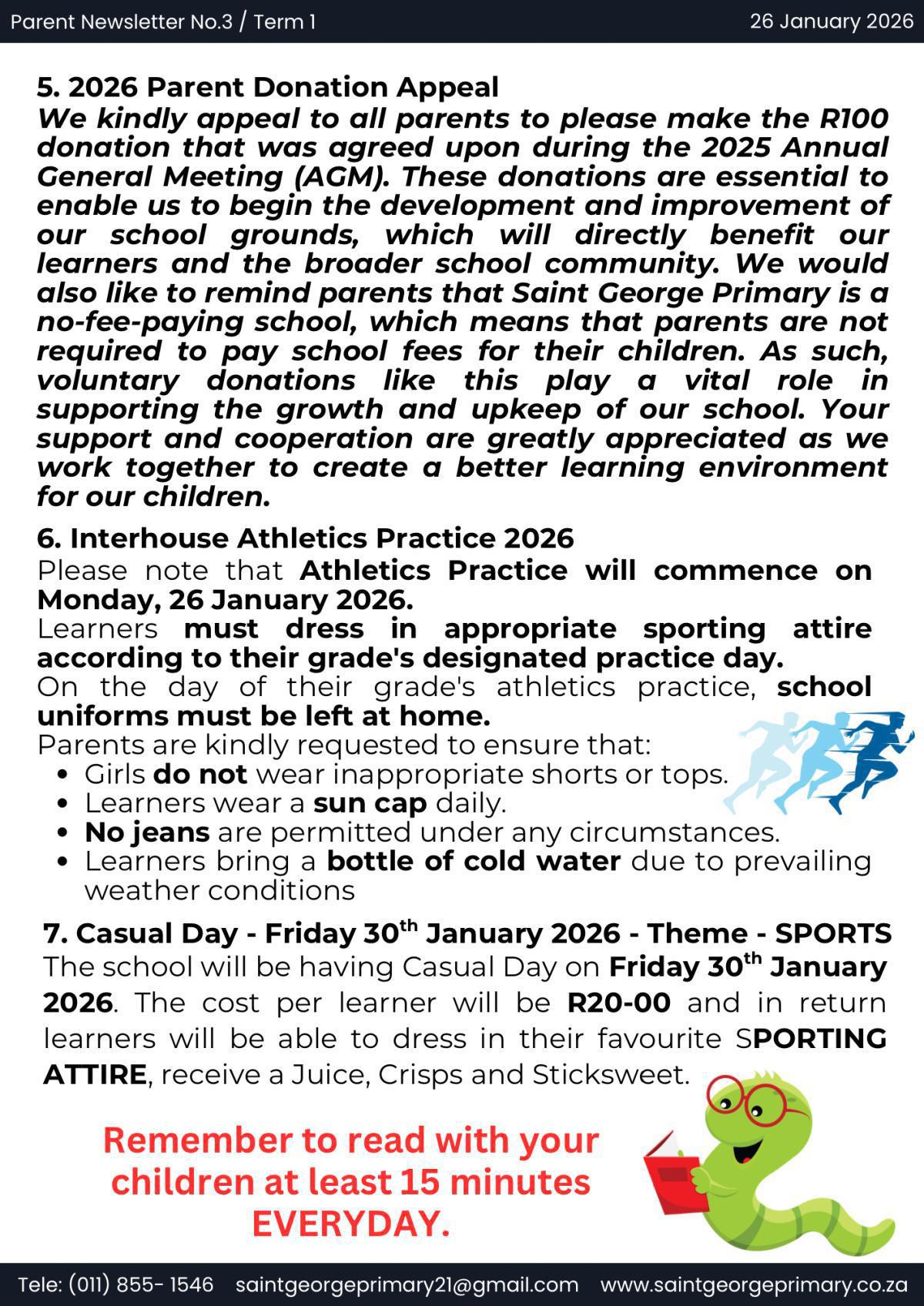 Newsletter No.3 / Term 1