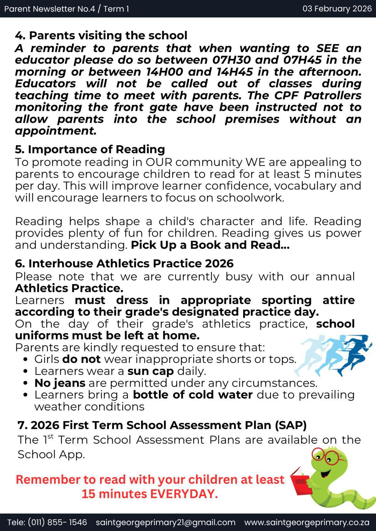 Newsletter No.4 / Term 1