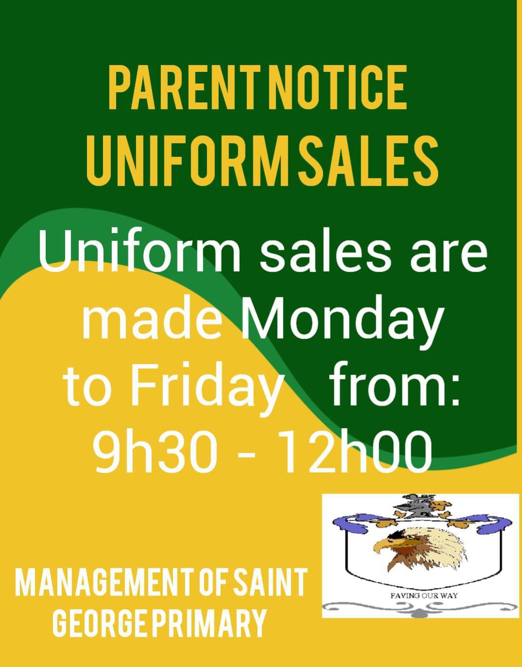 Uniform Sales Notice