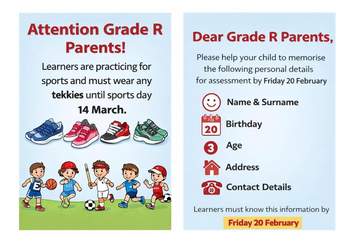 ATTENTION GRADE R PARENTS