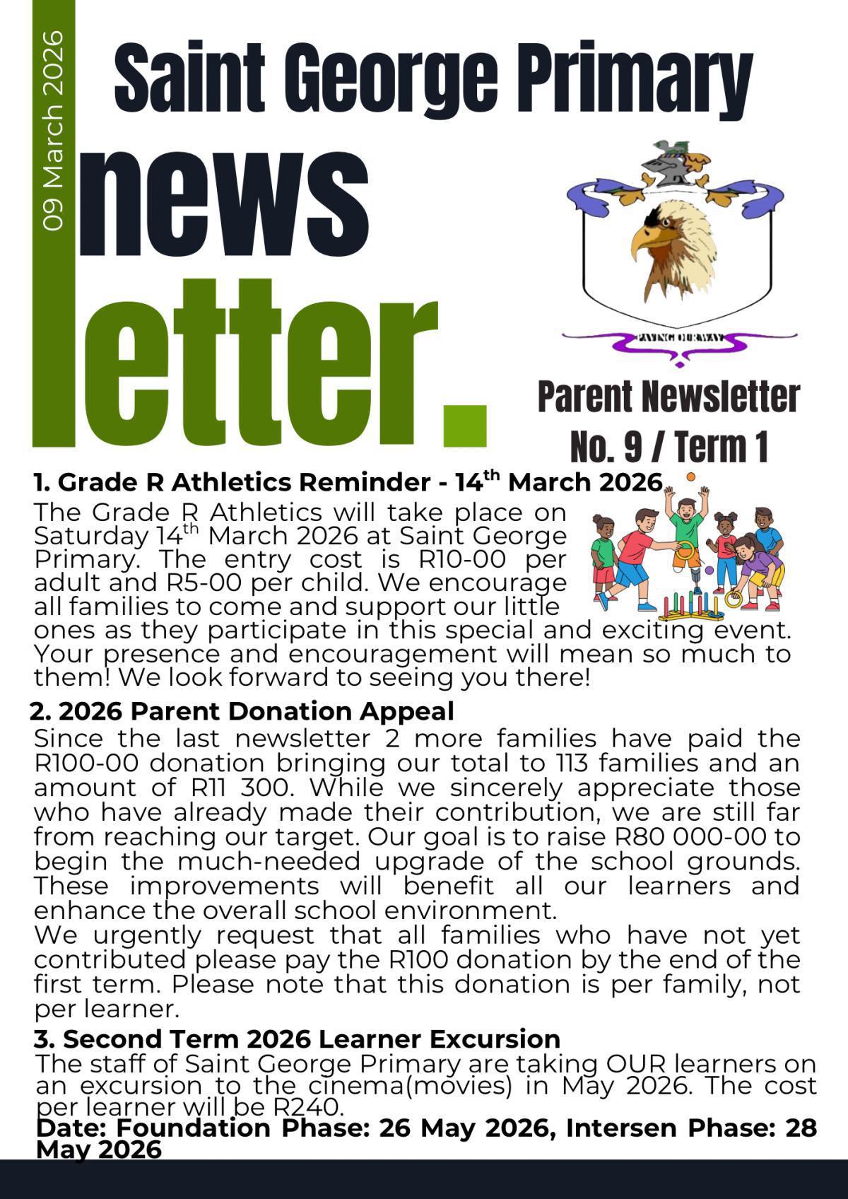 Newsletter no. 9/Term 1