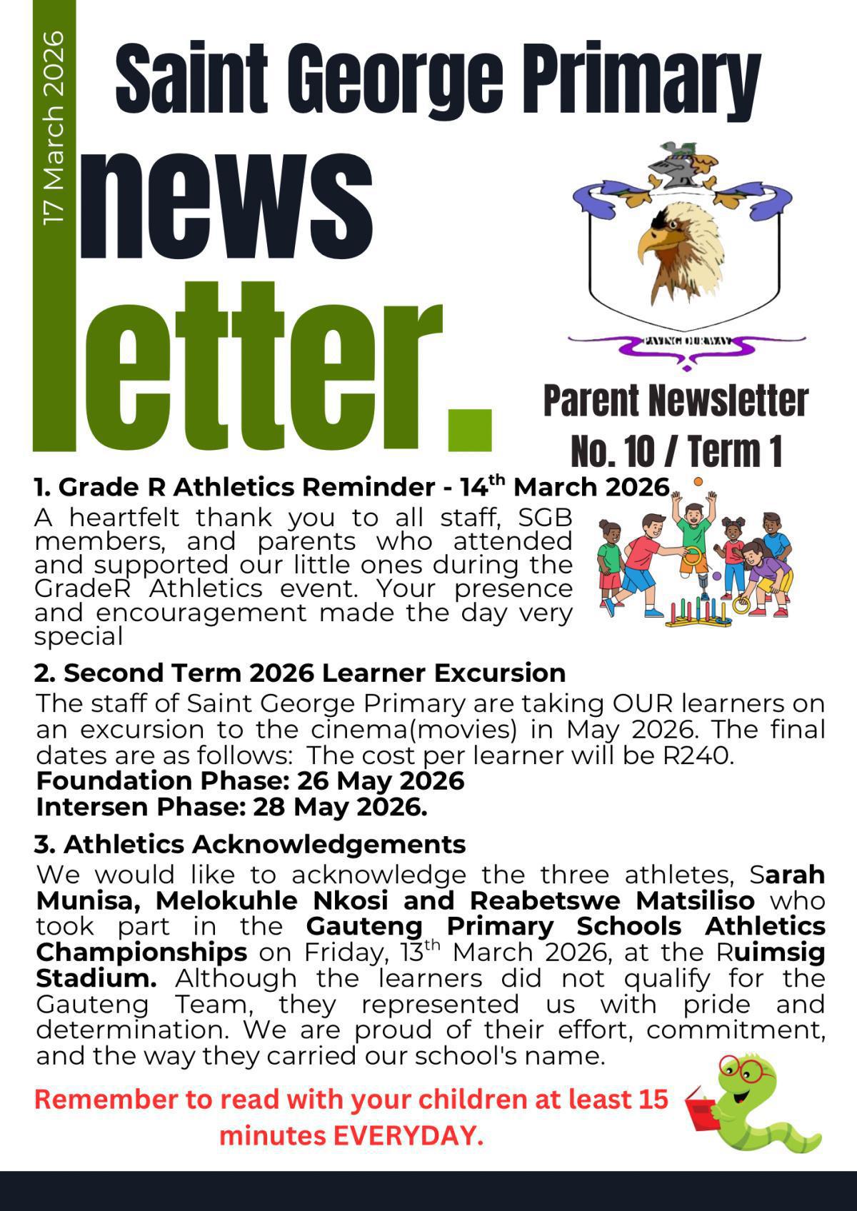 Newsletter No.10 / Term 1