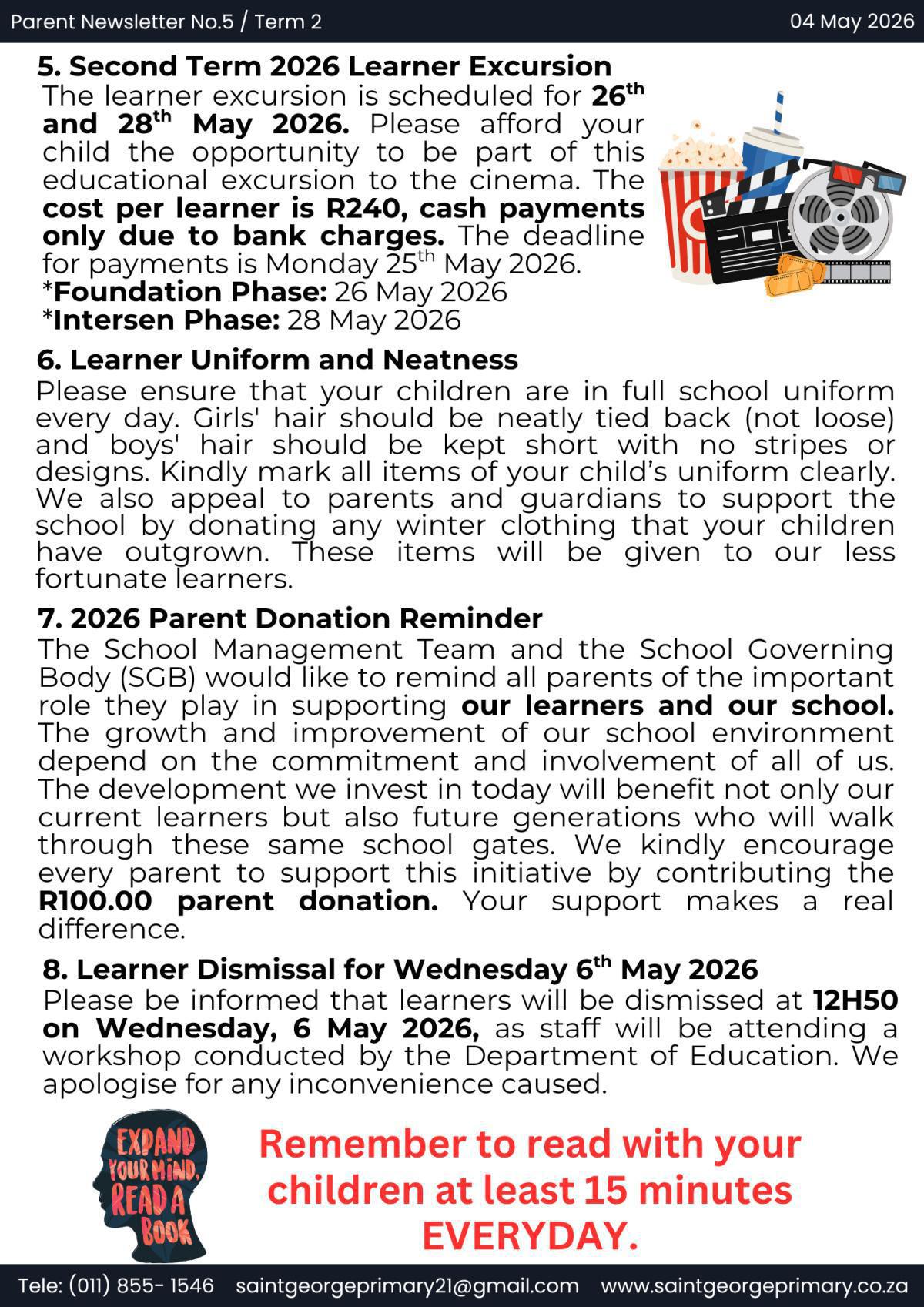 Newsletter No. 5 / Term 2