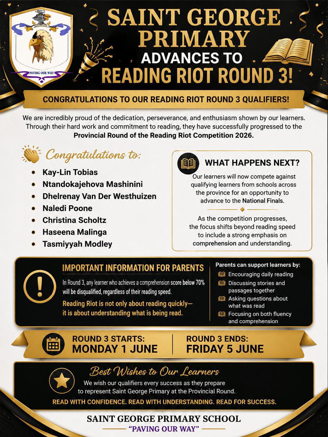 Grade 6 Reading Competition