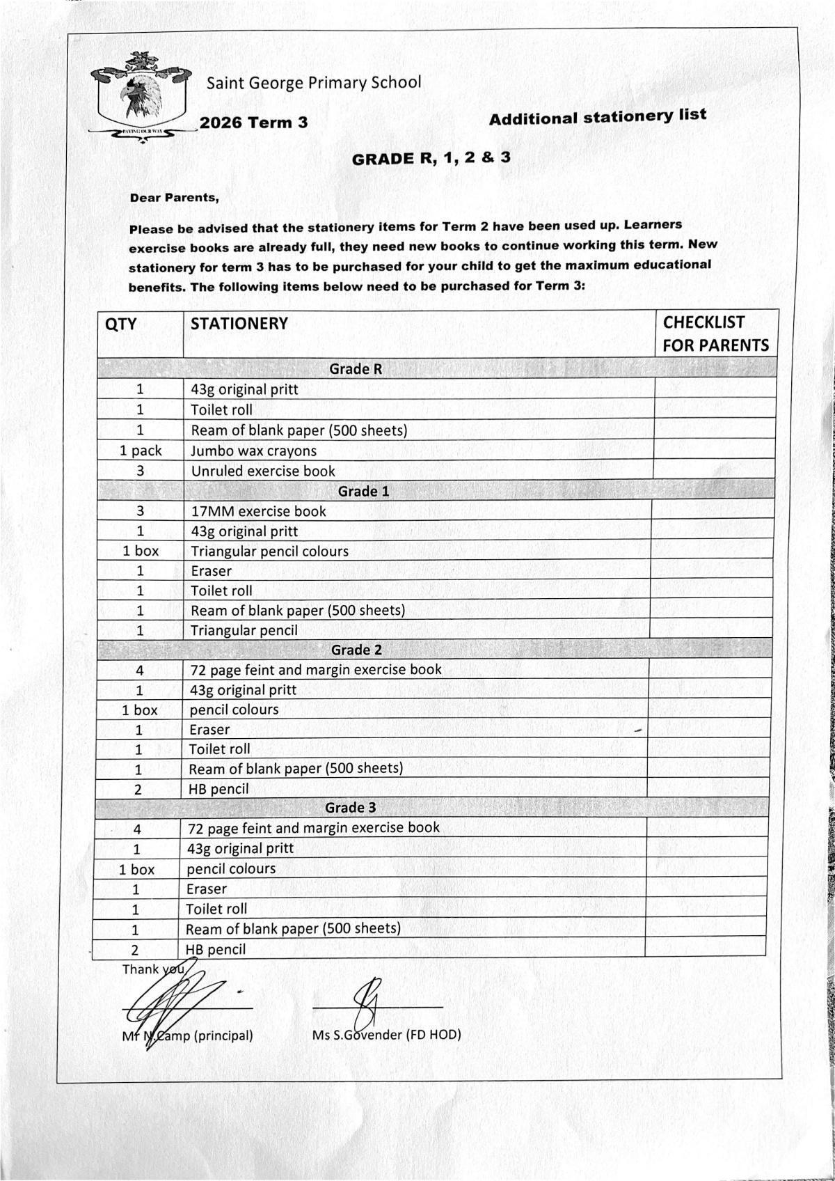 Newsletter No.11 / Term 2