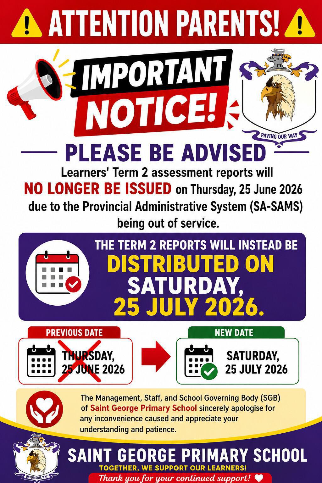 Term 2 Learner Progress Report