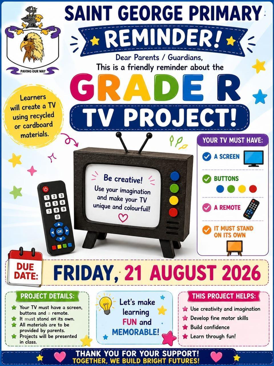GRADE R PROJECTS TERM 3 2026
