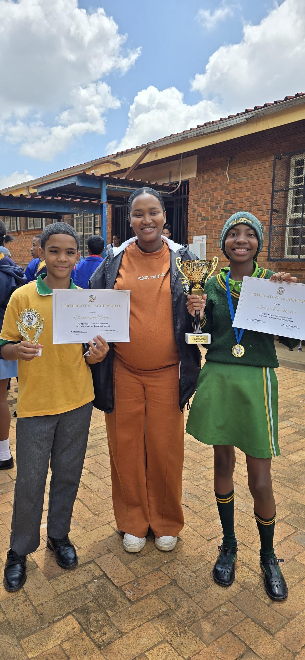 Learners at the Albert Allie Maths Olympiad 2025 held at Odin Park Primary School.