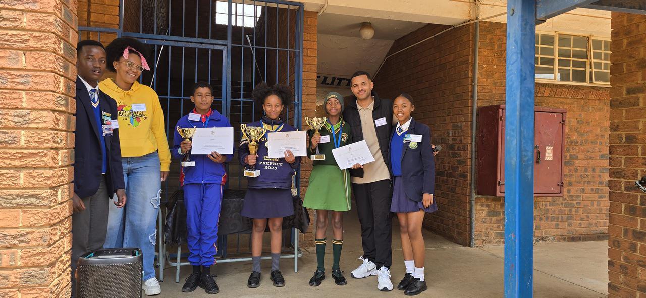 Learners at the Albert Allie Maths Olympiad 2025 held at Odin Park Primary School.