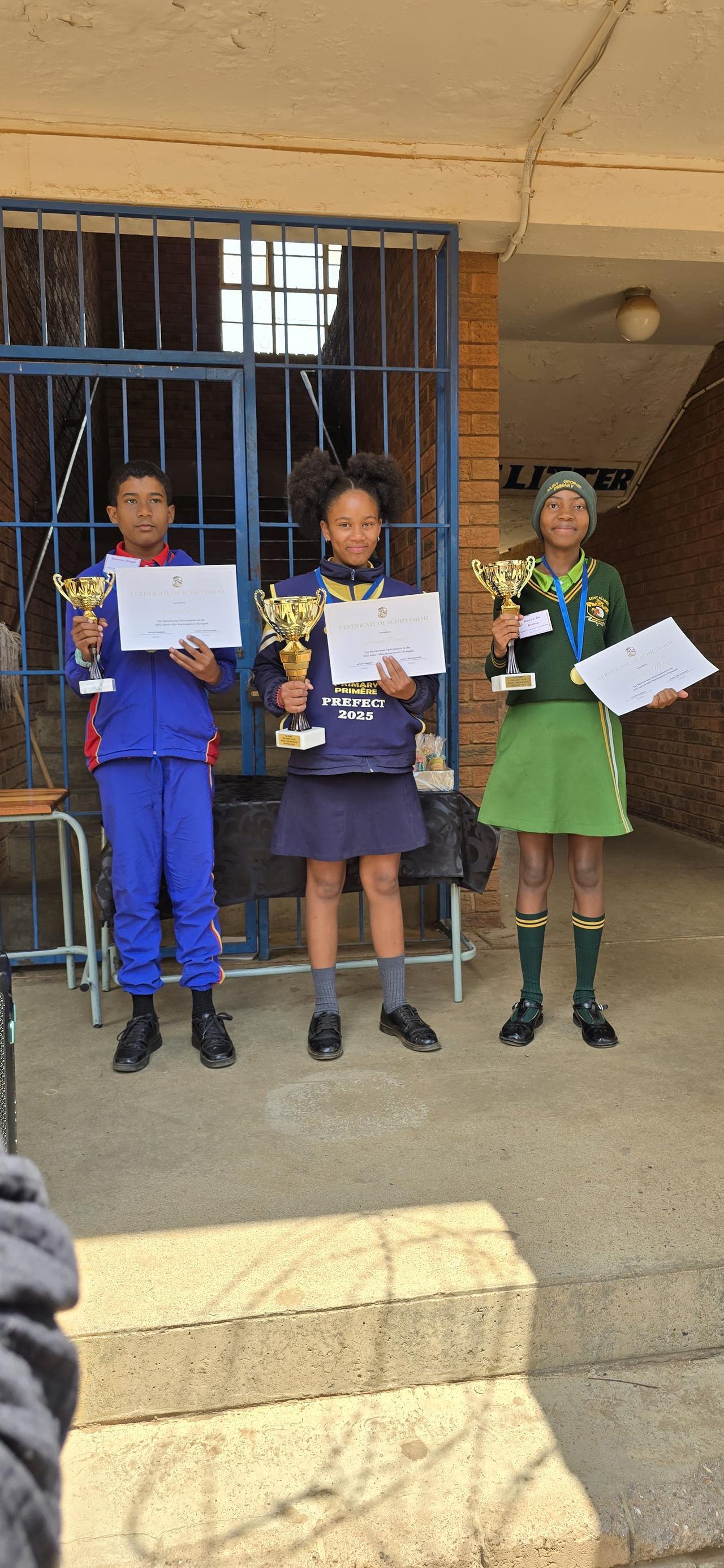 Learners at the Albert Allie Maths Olympiad 2025 held at Odin Park Primary School.