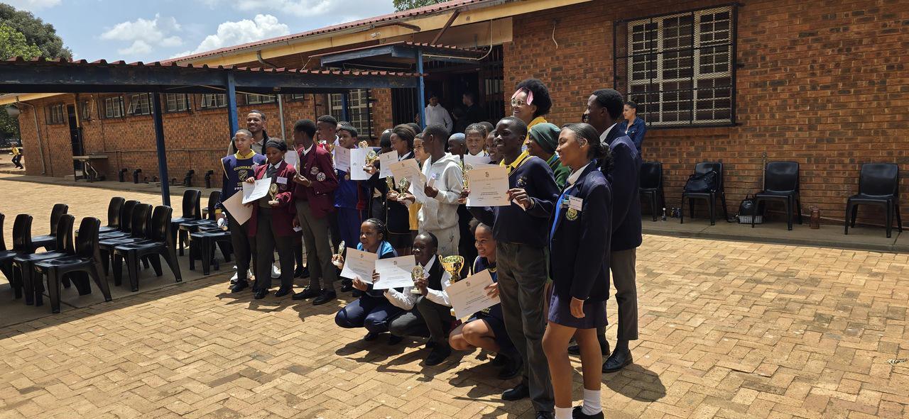 Learners at the Albert Allie Maths Olympiad 2025 held at Odin Park Primary School.
