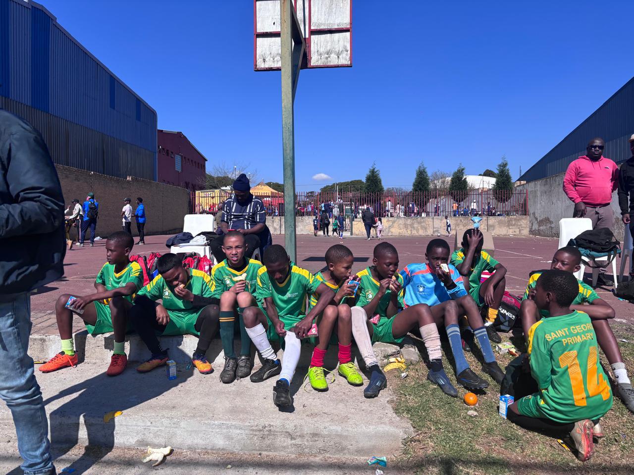 Proud of our Saint George Primary soccer boys!