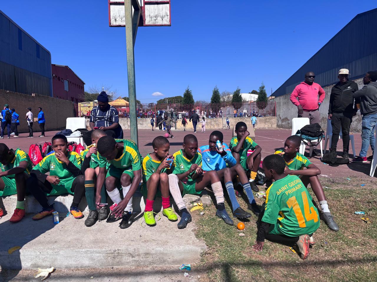 Proud of our Saint George Primary soccer boys! 