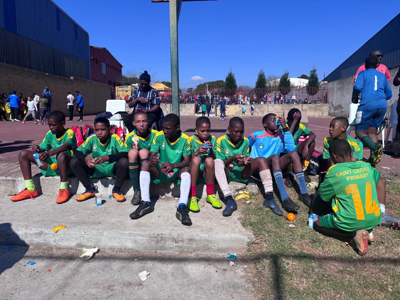 Proud of our Saint George Primary soccer boys! 