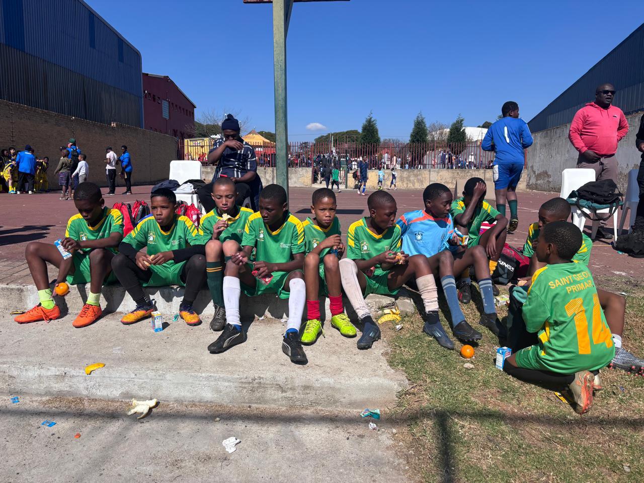 Proud of our Saint George Primary soccer boys! 