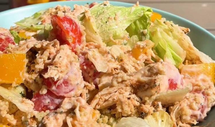 Bang Bang Chicken & Cous Cous Salad Jars