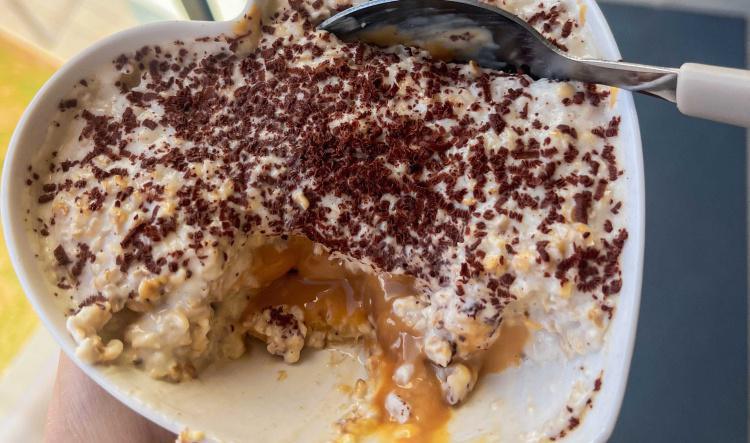 banoffie pie overnight oats (28/4/24)