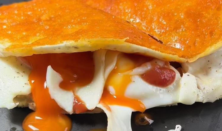 Cheesy Breakfast Wrap