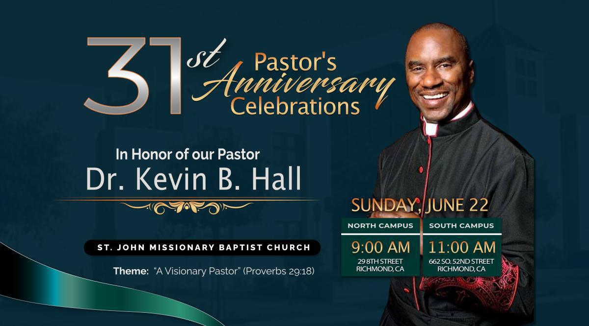 31st Pastor's Anniversary (North Campus)