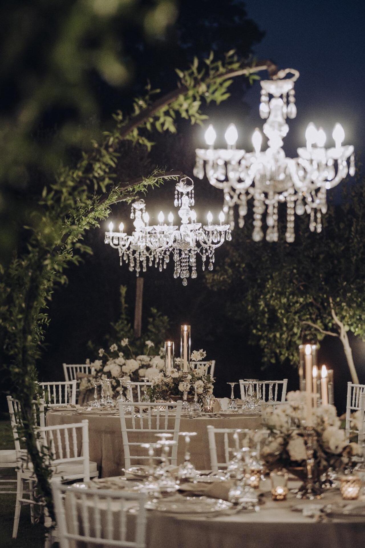 Cena all'Orto con Lampadari