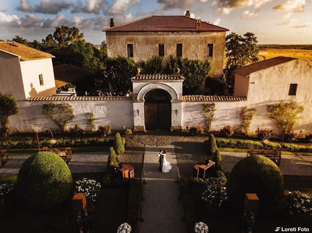 Il casale dall'alto