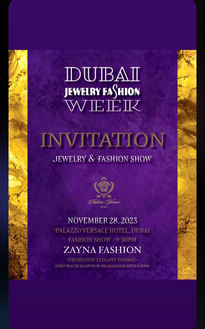 Palazzo Versace Hotel Zayna Mohamed Fashion Show