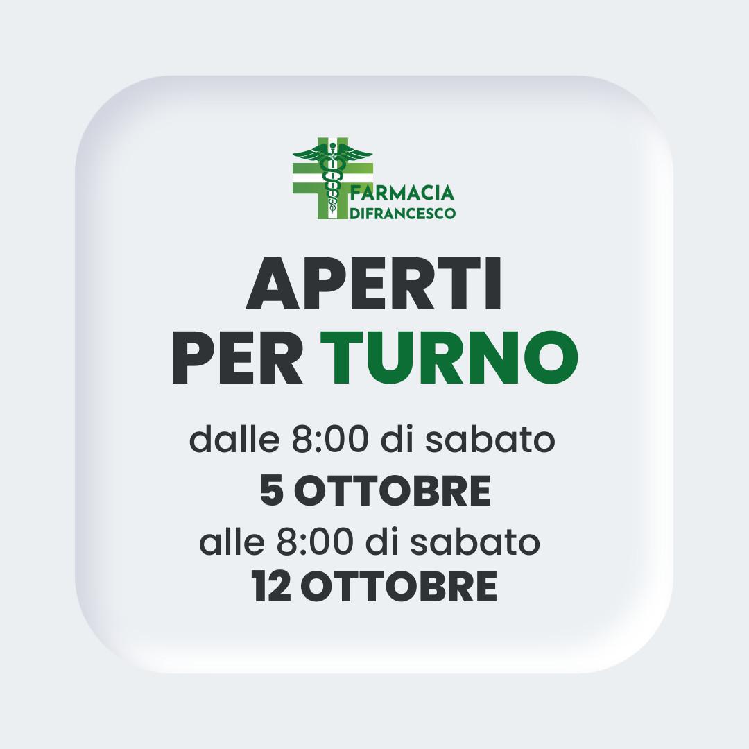 Aperti per turno