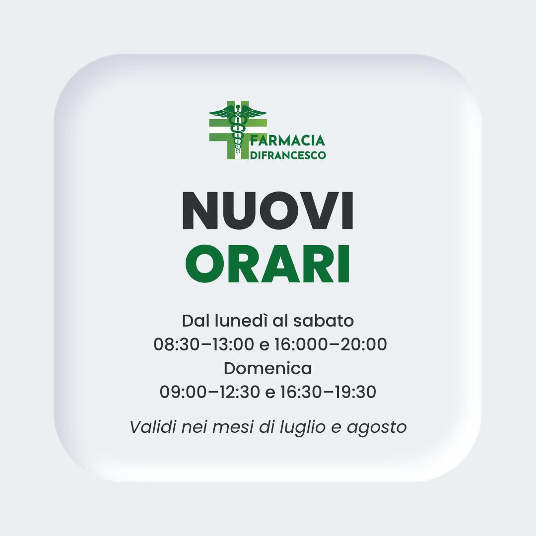 Nuovi Orari