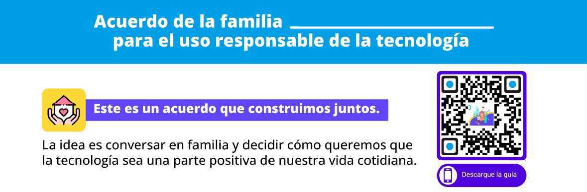 Plantilla acuerdos familiares para el uso de tecnología