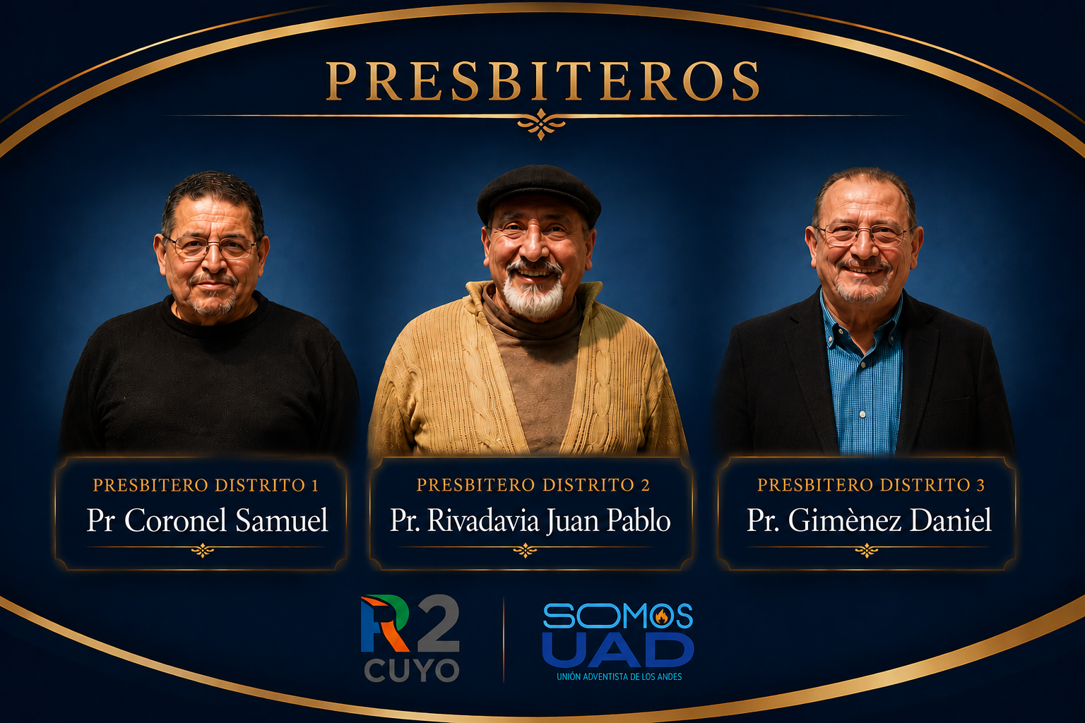 Presbíteros de cada Distrito