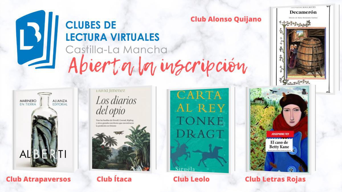 Abierto el plazo de inscripción para clubes de lectura virtuales