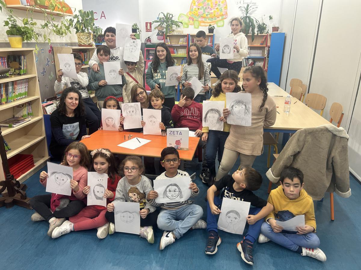 Inspiradora jornada en el Club de Lectura Infantil con la visita de María Luján, autora de "Zeta" Inspiradora jornada en el Club de Lectura Infantil con la visita de María Luján, autora de "Zeta"