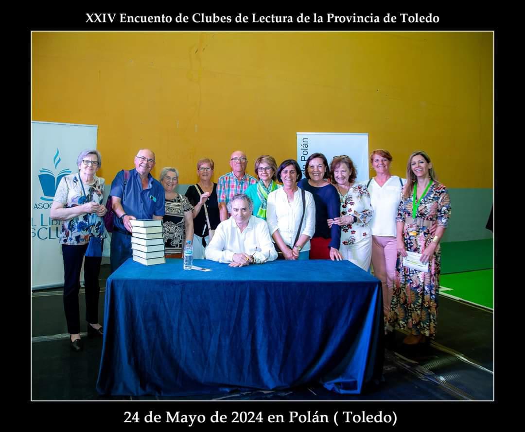 ILDEFONSO FALCONES ENCABEZA UN EXITOSO XXIV ENCUENTRO DE CLUBES DE LECTURA EN POLÁN ILDEFONSO FALCONES ENCABEZA UN EXITOSO XXIV ENCUENTRO DE CLUBES DE LECTURA EN POLÁN