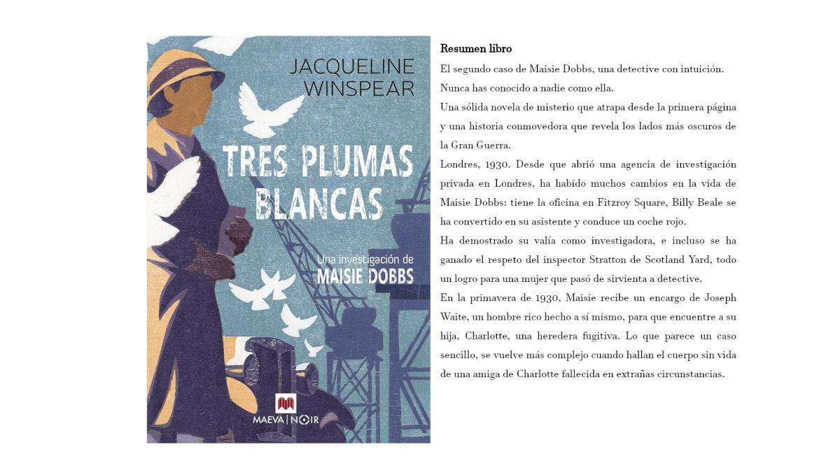 TRES PLUMAS BLANCA