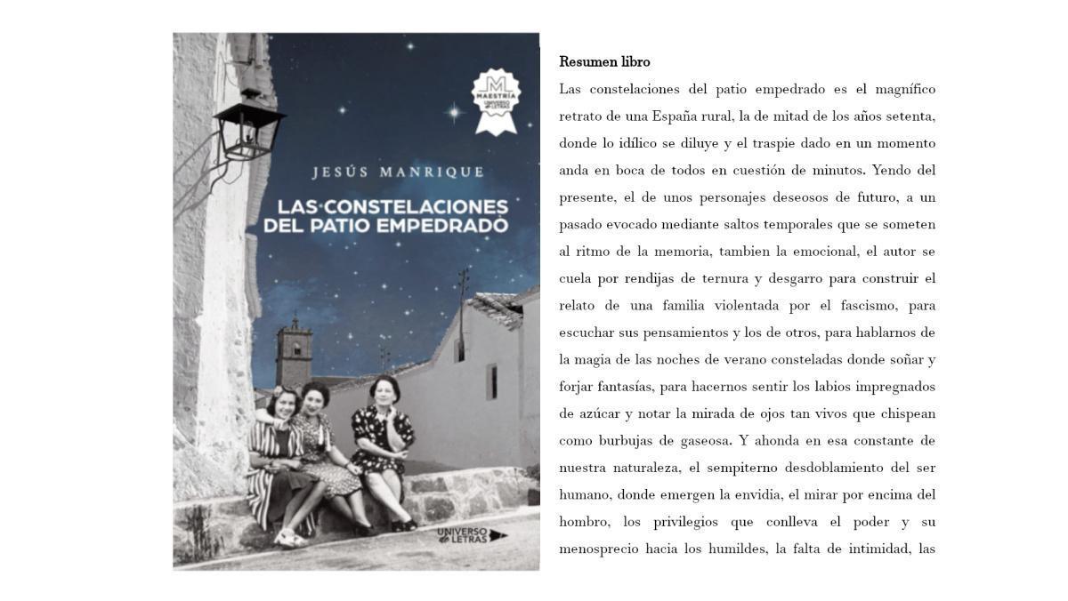 Próxima lectura: Las constelaciones del patio empedrado Próxima lectura: Las constelaciones del patio empedrado