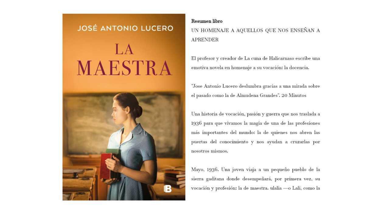 Próxima lectura: La Maestra Próxima lectura: La Maestra