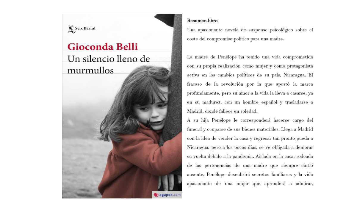 Próxima lectura: Un silencio lleno de murmullos Próxima lectura: Un silencio lleno de murmullos