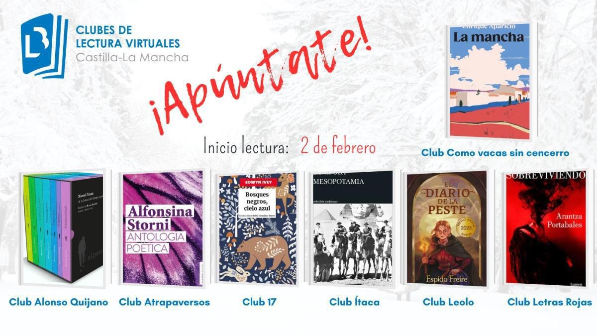 Clubes de Lectura Virtuales Febrero 2026