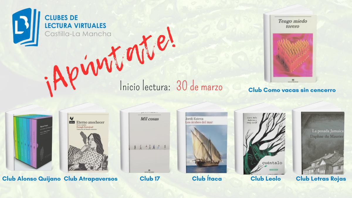Clubes de Lectura Virtuales Marzo 2026
