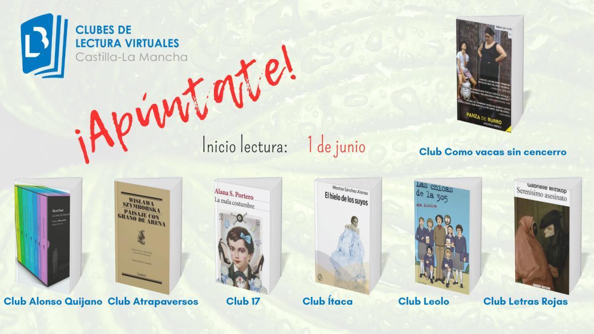 Clubes de Lectura Virtuales Junio 2026